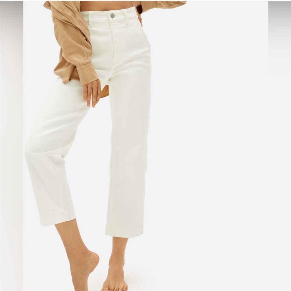 Everlane Cropped Straight Leg Pants